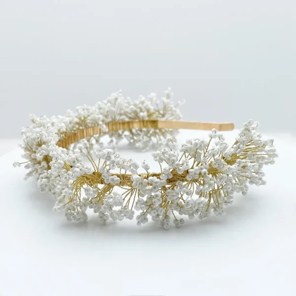 Queens Perlen Haarschmuck