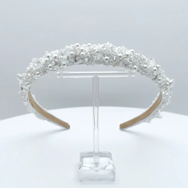 Aram Kristall perlen Haarreif