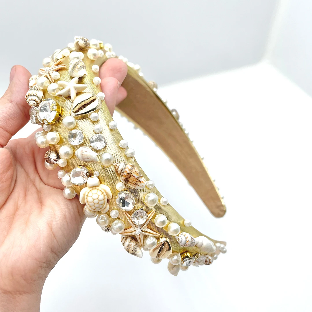 DARYA – Goldener Haarreif – vom Meer inspiriert – Bild 4