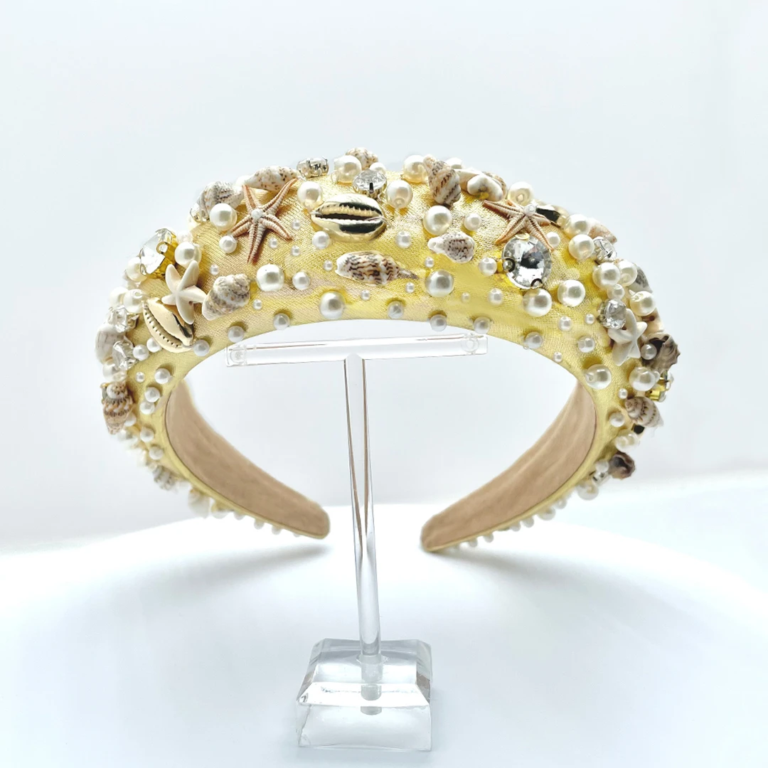 DARYA – Goldener Haarreif – vom Meer inspiriert – Bild 3