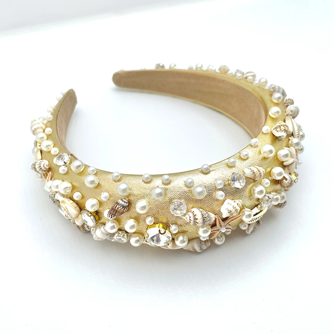 Darya Haarreif Muscheln Strand Gold