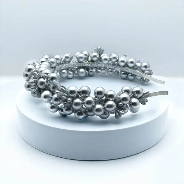 silber weihnachtliche Haarschmuck