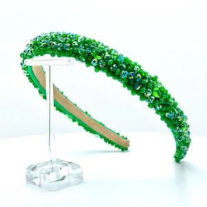 CAIRA – Leichter, handgenähter Haarreif mit edlen Kristallakzenten