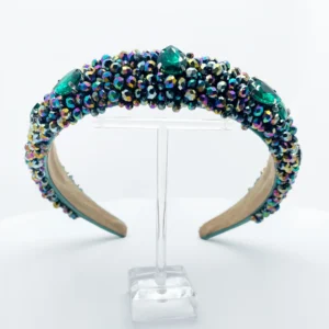 CHRISTMAS – Haarreif mit Laser-Kristallperlen