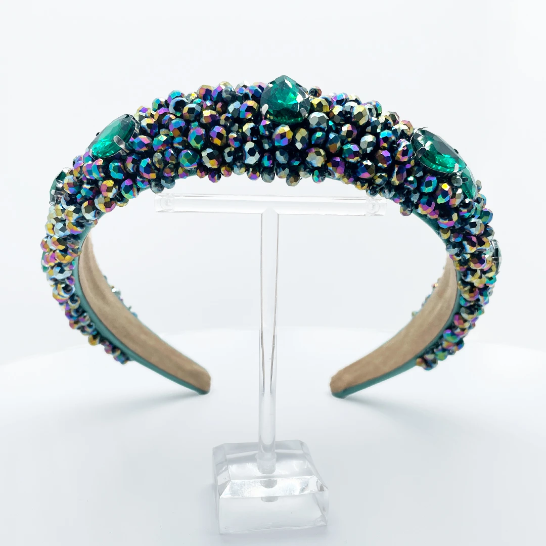 CHRISTMAS – Haarreif mit Laser-Kristallperlen – Bild 3