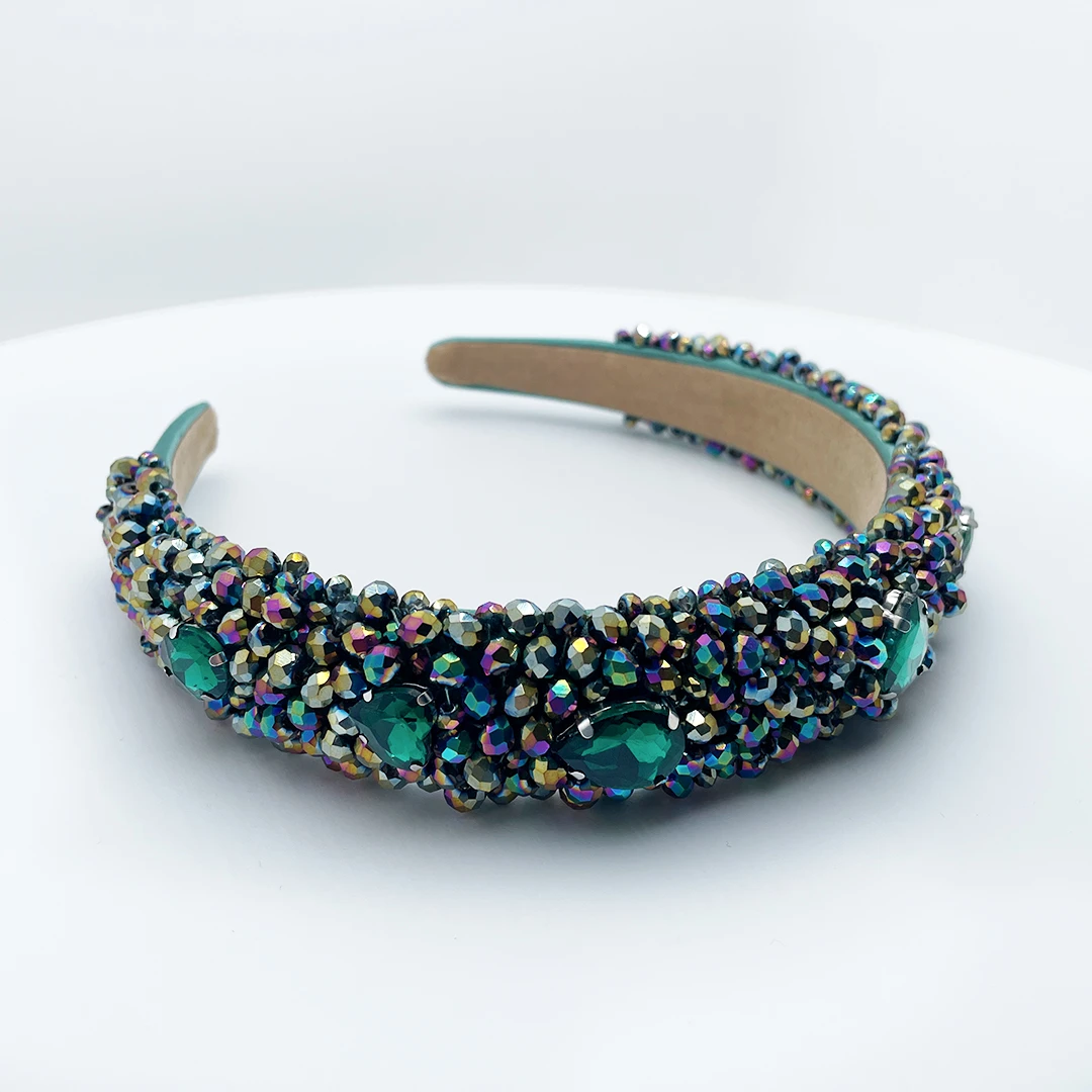 CHRISTMAS – Haarreif mit Laser-Kristallperlen – Bild 2