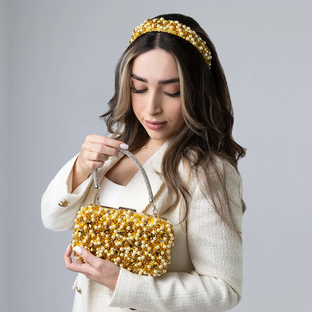 SUNNY - Geschenkset aus Clutch & Haarreif – Bild 3