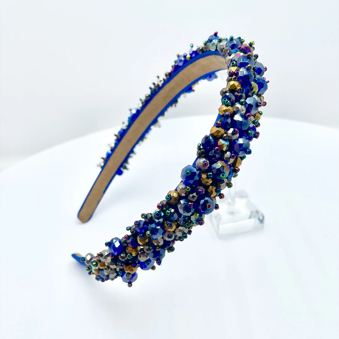 Lapislazuli-Haarreif - Mitternachtsglanz – Bild 4