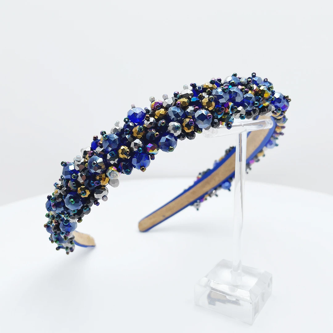 Lapislazuli-Haarreif - Mitternachtsglanz – Bild 3