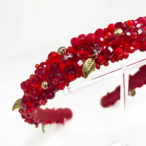 rot schmaler haarreif