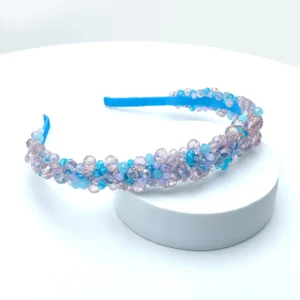 blau rosa schmale Haareif