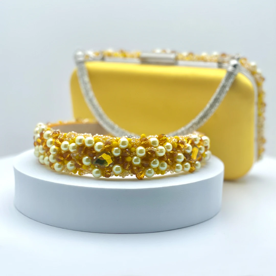 SUNNY - Geschenkset aus Clutch & Haarreif – Bild 4