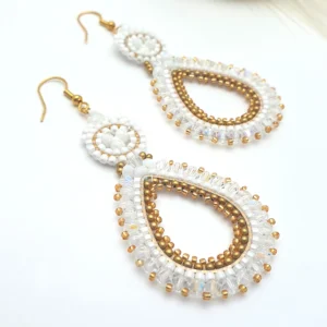Ivory gold Ohrringe
